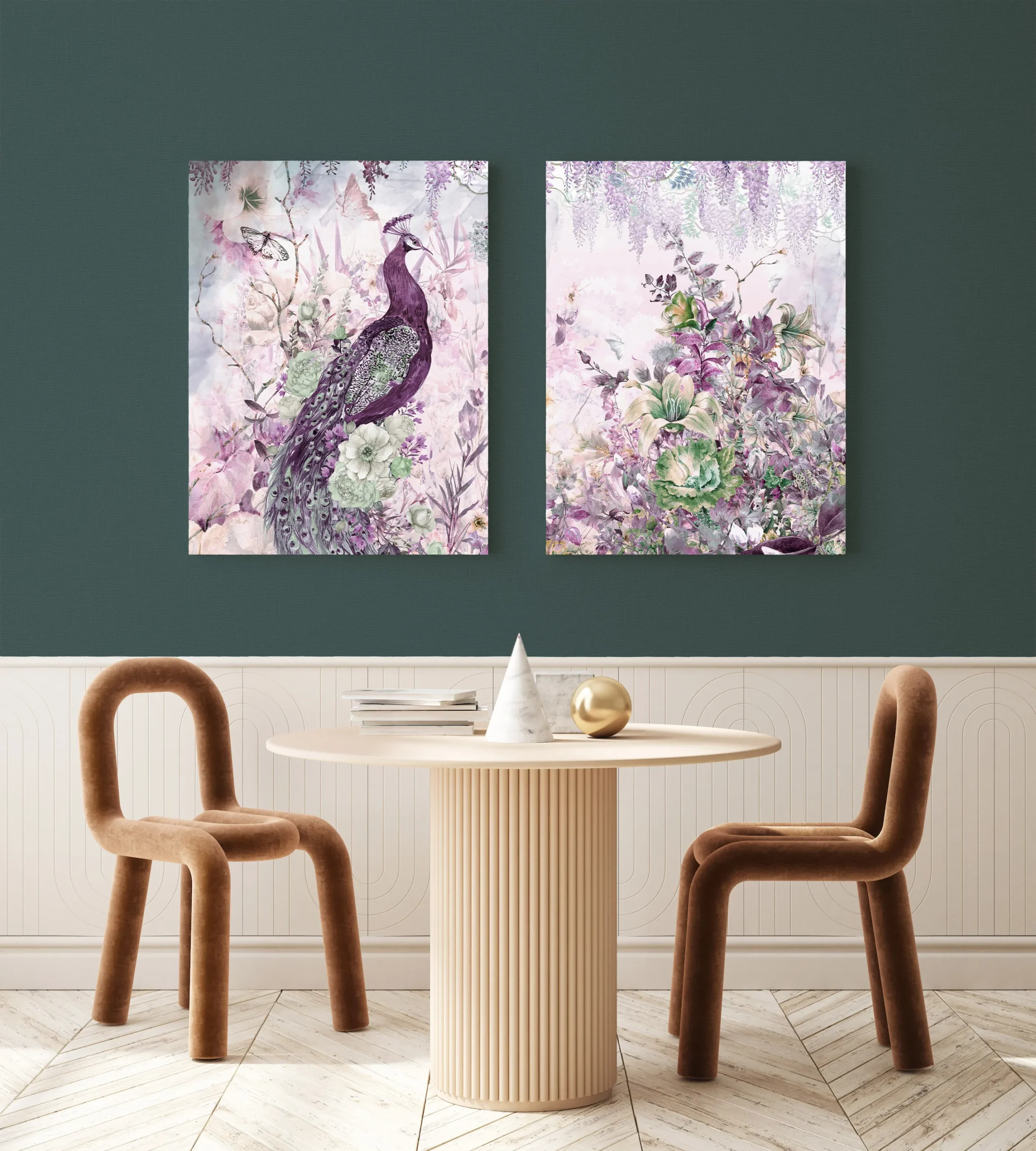 Purple Embossed Wallpaper – Understated Elegance (24205-12)